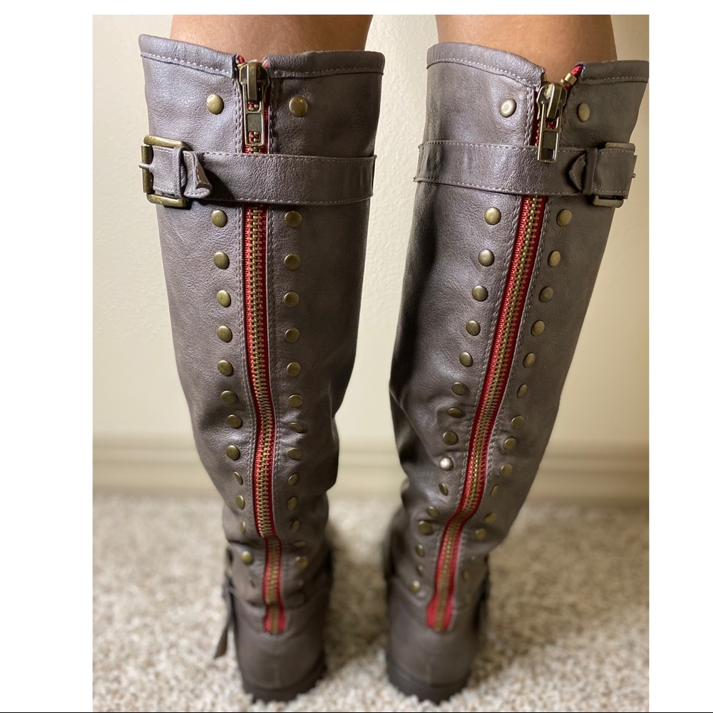 Grey Boots